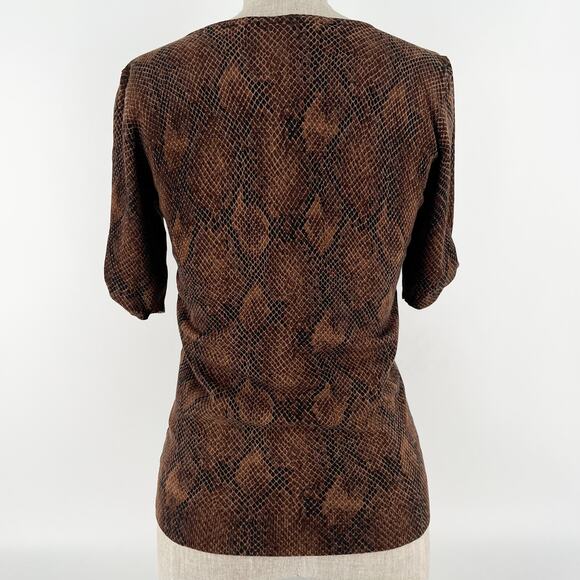 WHBM brown snake print sweater - Picture 7 of 9